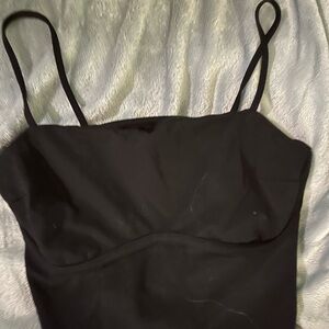 Urban Outfitters Shoreditch Seamed Cami Black Size M